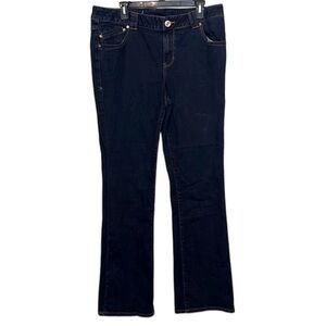 Lane Bryant Slim Boot Jeans Dark Blue Genius Fit Jeans Women’s size 18 average